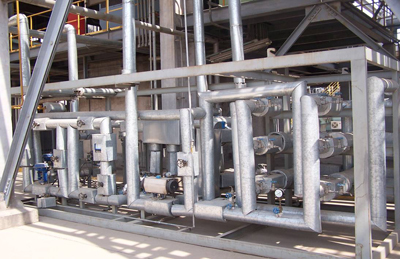 Organic gas separation system for mixed gas