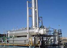 Natural gas dewatering and sweetening units